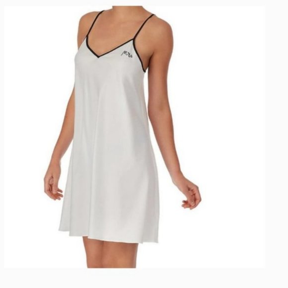 kate spade white bridal wedding Mrs Chemise nightgown pajamas size medium nwot - Picture 1 of 11